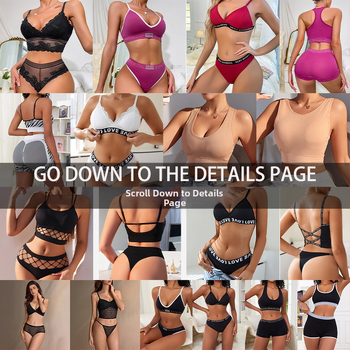 Euroopa ja Ameerika Ühendriikide piiriülene TEMU seksikas aluspesuülikond SHEIN elastsed puusapüksid, lühikesed püksid, Amazoni rinnahoidja