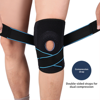 Επιγονατίδα σιλικόνης με ελατήριο, αντιολισθητική, αναπνεύσιμη, τεσσάρων ελατηρίων, υπό πίεση, για υπαίθρια ορειβασία και γυμναστική