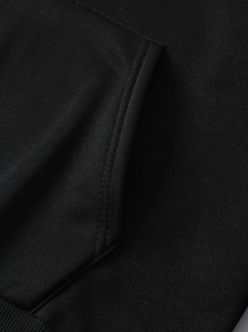 [Cezhraničný európsky kódex] Mikina s potlačou auta a klokaním vreckom, ležérna dlhá veľkosť S