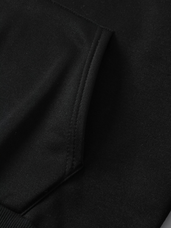 [Cezhraničný európsky kódex] Mikina s potlačou auta a klokaním vreckom, ležérna dlhá veľkosť S