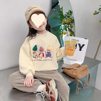 Hiina puuvillakomposiitpiima siidist tüdrukute dressipluus, moodne lääne stiilis ümara kaelusega pikkade varrukatega riided