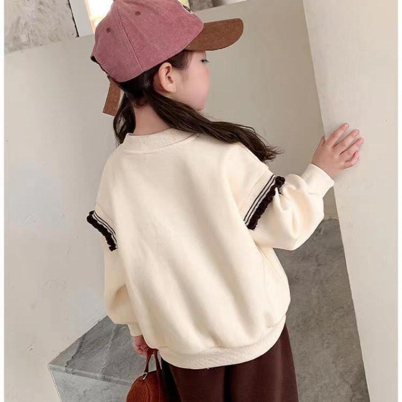 Djevojačka proljetna i jesenska moda za 2024., nova strana moda, proslava interneta za djevojčice, vruće moderno odijelo s pletenicom za djevojčice