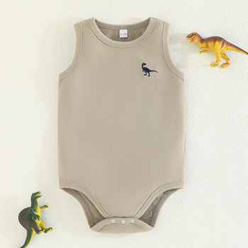 Αποκλειστικά καλοκαιρινά ρούχα για μωρά σε όλη τη χώρα, νέα μονόχρωμα αμάνικα ρούχα αναρρίχησης, απλή φόρμα για νεογέννητα, σετ 5 τεμαχίων