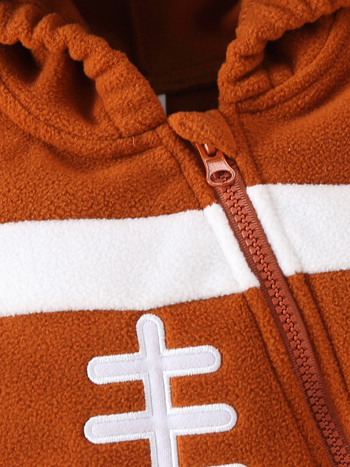 Βρεφικό Ολόσωμο Σορτς με Κουκούλα και Φερμουάρ, Τριγωνικό Σλιπ, Σετ Δύο Τεμαχίων, Παντελόνι και Κάλτσες, Olive Ball, 2023