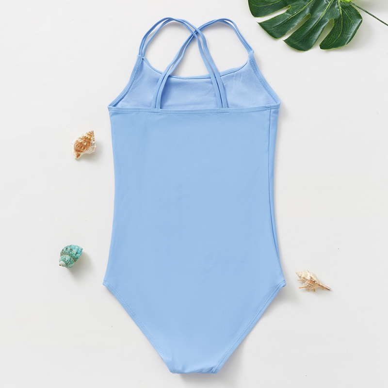 Gyermek fürdőruha lányoknak, egyrészes fürdőruha, közép- és nagyméretű gyermekeknek, egyrészes fürdőruha 9-16 éves korig
