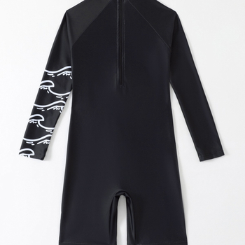 Νέο Μακρυμάνικο Αντηλιακό Μαγιό για Αγόρια του 2025, Μικρό, Μεσαίο και Μεγάλο Παιδικό Μαγιό για Σέρφινγκ με Κινούμενα Σχέδια