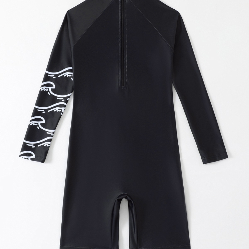 2025 Novo dječje kupaće gaće s dugim rukavima i kremom za sunčanje, odijelo za surfanje za malu, srednju i veliku djecu, crtani dječji kupaći kostimi