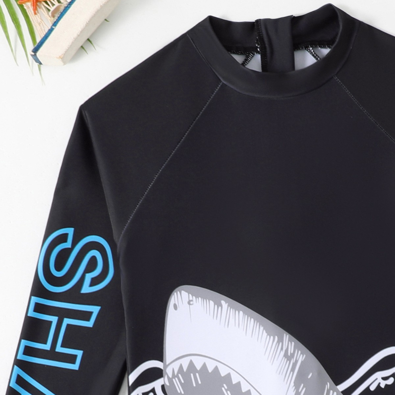 2025 Novo dječje kupaće gaće s dugim rukavima i kremom za sunčanje, odijelo za surfanje za malu, srednju i veliku djecu, crtani dječji kupaći kostimi