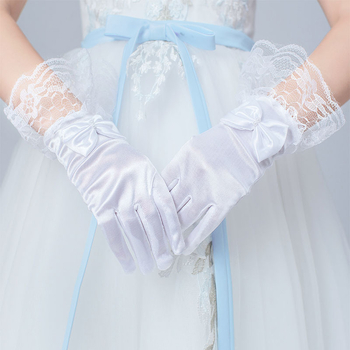 Mergaičių pirštinės Šifono drugelio kaspinas Elastinė vaikų gėlė Vaikų pasirodymas Šokių ceremonija Užsienio prekyba Tarpvalstybinė