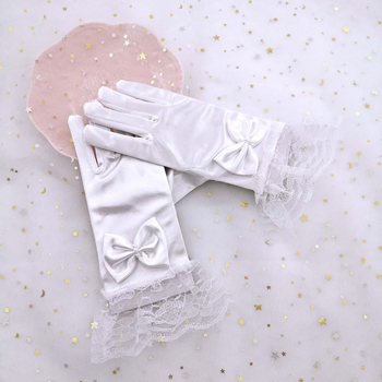 Mergaičių pirštinės Šifono drugelio kaspinas Elastinė vaikų gėlė Vaikų pasirodymas Šokių ceremonija Užsienio prekyba Tarpvalstybinė