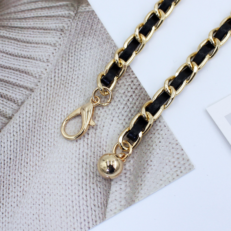 Väike lõhnav ümmargune ripatsiga vöökett naistele, dekoratiivne ülikonnavöö, millel on PU-kett, juuste põlvkond