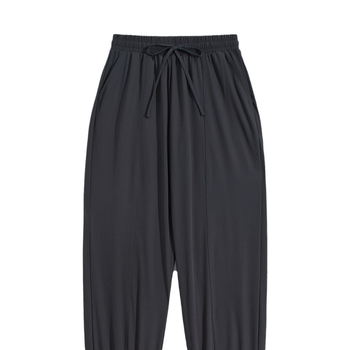 Naiste pluss-suuruses lahtised hingavad kiiresti kuivavad salendavad vabaaja spordipüksid köietõmbega fitnesspüksid jooksuspordipüksid