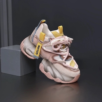 Διασυνοριακό Διαδίκτυο Εκρήξεις Διασημοτήτων Παπούτσια Torre με Χοντρή Σόλα Γυναικεία Καλοκαίρι 2024 Νέο Κορεάτικο Στυλ Χρώμα που ταιριάζει Μικρά Casual Αθλητικά
