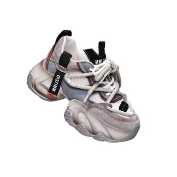 Διασυνοριακό Διαδίκτυο Εκρήξεις Διασημοτήτων Παπούτσια Torre με Χοντρή Σόλα Γυναικεία Καλοκαίρι 2024 Νέο Κορεάτικο Στυλ Χρώμα που ταιριάζει Μικρά Casual Αθλητικά