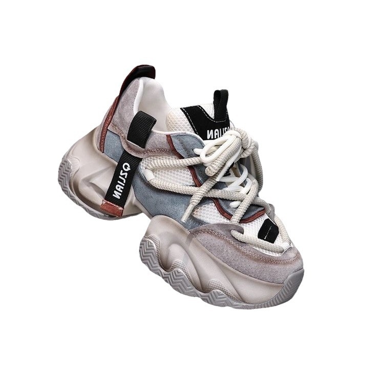 Prekogranične internetske eksplozije slavnih osoba Torre cipele s debelim potplatom za biskvit, ženske cipele za ljeto 2024., nove korejske cipele, usklađene boje, male ležerne sportske cipele