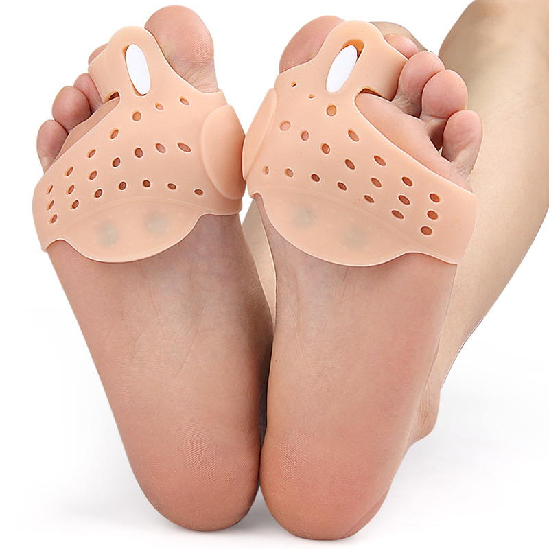 Pöidla valgus-varba jagaja paksendatud magnetiga jala lööke neeldav massaaži esijala padi topeltavaga Suure jala luuortoos