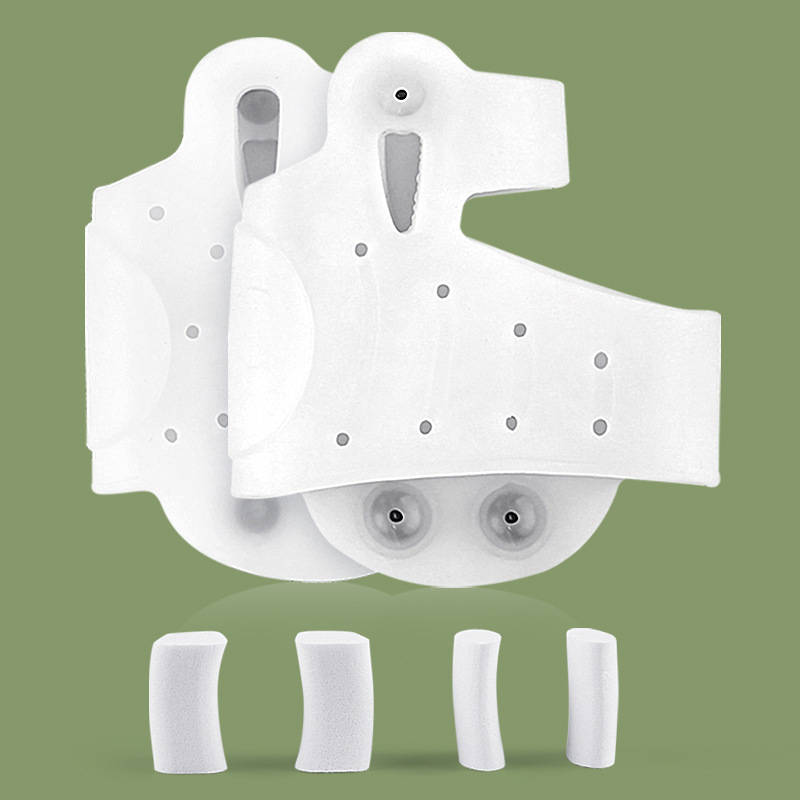 Pöidla valgus-varba jagaja paksendatud magnetiga jala lööke neeldav massaaži esijala padi topeltavaga Suure jala luuortoos