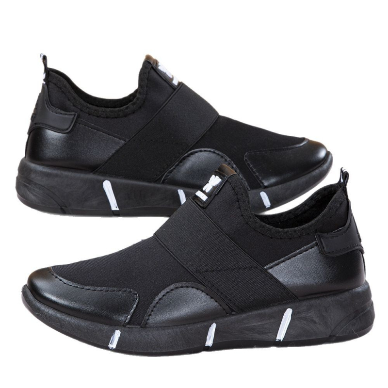 2024 Nové jesenné plus size kórejské nazúvacie topánky Lazy Dámske topánky s hlbokou ústnou špičkou a okrúhlou špičkou pre študentky stredných škôl Dámske cestovné topánky