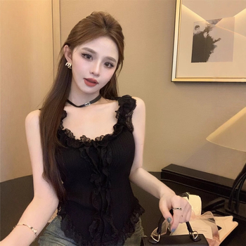 Γυναικείο καλοκαιρινό τοπ με λεπτή γραμμή και αμάνικο εσωτερικό τελείωμα, με λεπτή γραμμή και άψογη εφαρμογή.