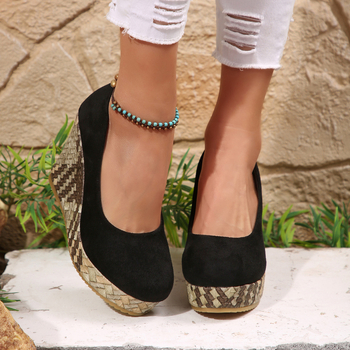 Καλοκαιρινά Εξωτερικού Εμπορίου Νέα Στυλ Πλατφόρμας με Χοντρό Κάτω Μέτωπο, Γυναικεία Σανδάλια Παραλίας με Σταυρωτή Αγκράφα, Amazon