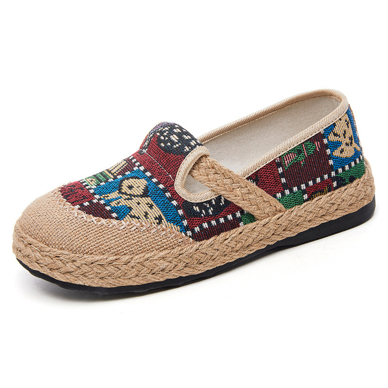 Moteriški batai, universalūs pavasariniai, nauji, lengvi, patogūs, iš poliuretano, seni, Pekino audinio batai, minkštas padas, nepavargę pėdų, mamų batai