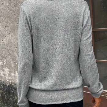 2025 m. Europos ir Jungtinių Valstijų tarpvalstybinė „Amazon“ rudens ir žiemos užsienio prekyba, nauji vienspalviai kvadratinės apykaklės megztiniai, laisvi ilgomis rankovėmis megztiniai