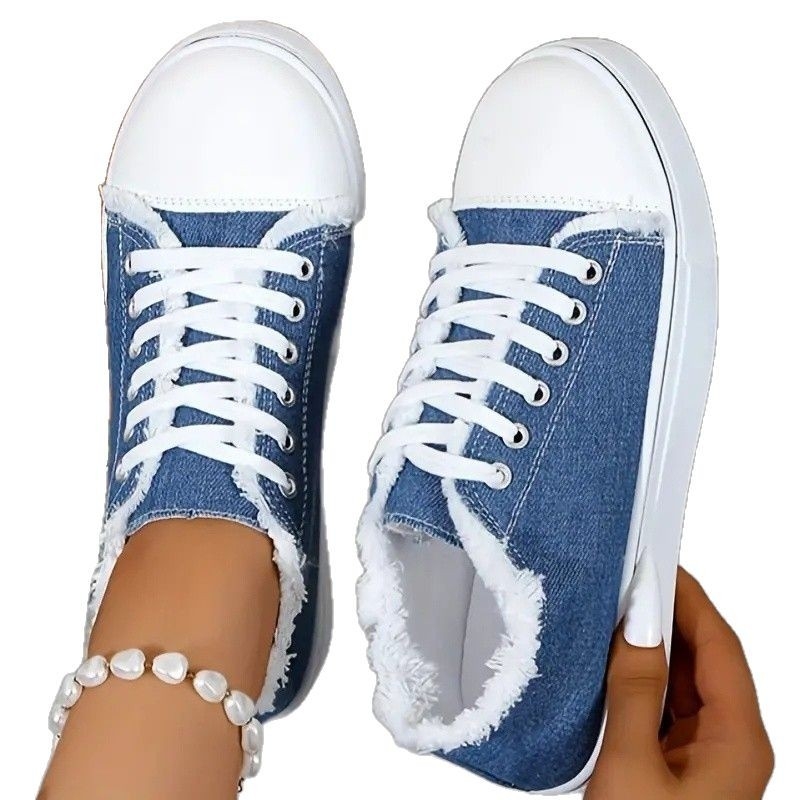 Moteriški, plius dydžio, lengvi, drobiniai bateliai storapadžiais, universalūs balti bateliai, 2025 m. pavasario ir vasaros laisvalaikio sportbačiai iš užsienio prekybos.