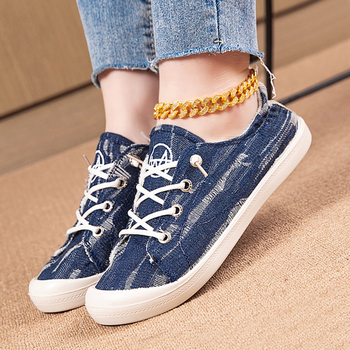 2024 špinavé topánky staré plátené topánky dámske letné nové retro ležérne lenivé rodinné polpapuče pánske a dámske sušienkové topánky