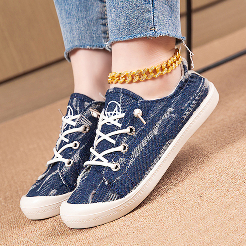 2024 špinavé topánky staré plátené topánky dámske letné nové retro ležérne lenivé rodinné polpapuče pánske a dámske sušienkové topánky