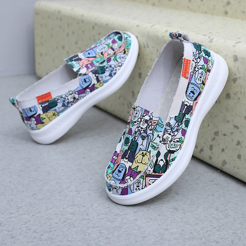 2025 m. naujo stiliaus seni Pekino medžiaginiai batai, minkštapadžiai patogūs batai, laisvalaikio, madingi ir universalūs drobiniai batai, kvėpuojantys neslystantys studentų batai