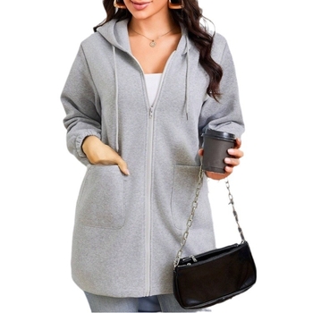 2024 Europa i Sjedinjene Države Amazon neovisna postaja jesen i zima prekogranični novi ženski labavi dugi kardigan s patentnim zatvaračem