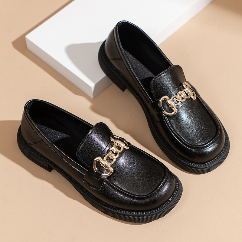 Dámske malé kožené topánky veľkosti Plus Size 42, dizajnové doplnky, nový dizajn z mäkkej kože, jar a leto 2024, ploché, nazúvacie, pre kancelárskych pracovníkov