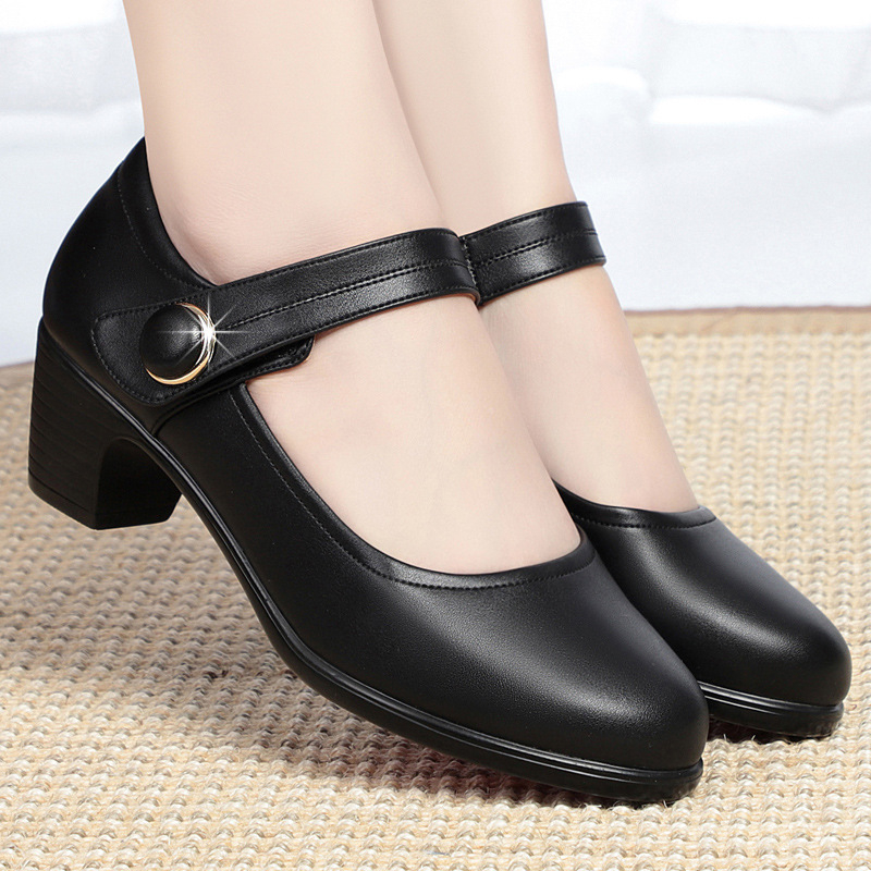 Mamine topánky, letné nové jarné a jesenné topánky s prackou, elegantné, univerzálne, pohodlné, z mäkkej kože, s mäkkou podrážkou, dámske topánky, ktoré neunavujú nohy, jednoduché topánky pre ženy