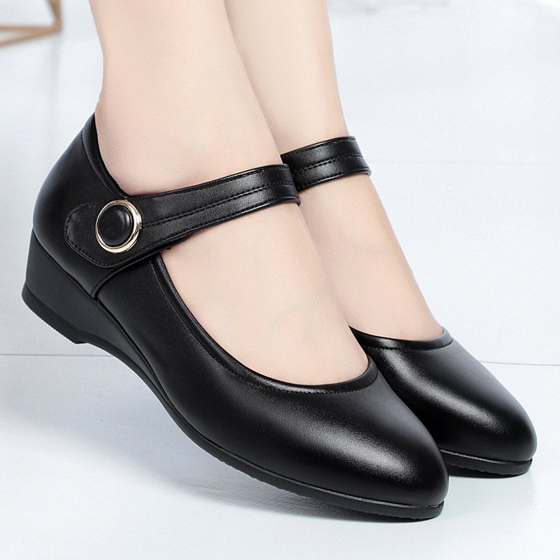 Mamine topánky, letné nové jarné a jesenné topánky s prackou, elegantné, univerzálne, pohodlné, z mäkkej kože, s mäkkou podrážkou, dámske topánky, ktoré neunavujú nohy, jednoduché topánky pre ženy