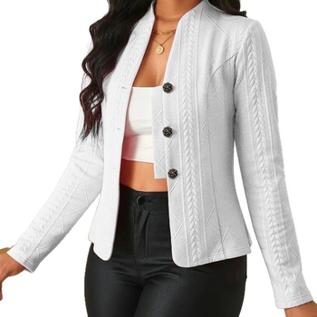 Amazon Διασυνοριακά Ευρωπαϊκά και Αμερικανικά Ρούχα Νέα Μόδα Μονόπετο Ζακάρ Μικρό Κοστούμι Λεπτό Κοντό Μπουφάν