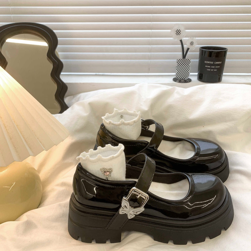 Proljetne nove Joker male kožne cipele, JK uniformne cipele za žene, pojedinačne cipele u studentskom stilu, studentski remen s kopčom Mary Jane