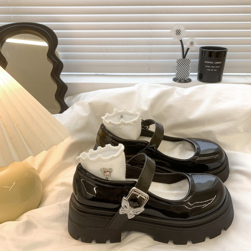 Proljetne nove Joker male kožne cipele, JK uniformne cipele za žene, pojedinačne cipele u studentskom stilu, studentski remen s kopčom Mary Jane