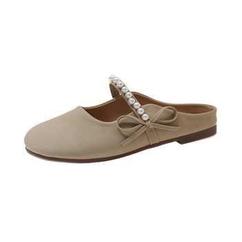 Ravne papuče s mekim dnom, ženske vanjske cipele, nove proljetne i ljetne sandale i papuče Mary Jane, nježne večernje cipele