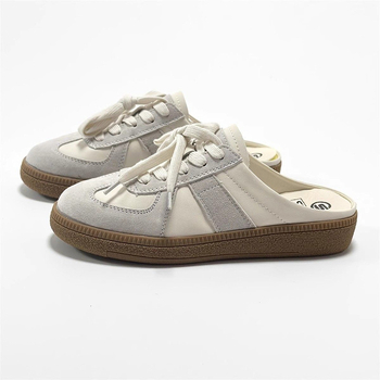 Moderne Baotou papuče za žene, veleprodaja, proljetna i jesenska gornja odjeća, bijele ležerne cipele za trening, ravne sandale