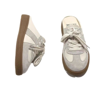 Moderne Baotou papuče za žene, veleprodaja, proljetna i jesenska gornja odjeća, bijele ležerne cipele za trening, ravne sandale