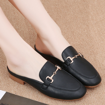 Dámske papuče Baotou, ploché, nízke, letné, všestranné, štýlové, ležérne, priedušné a pohodlné.