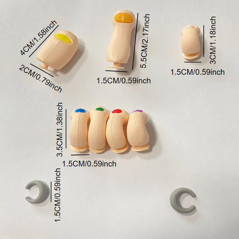 Tarpvalstybinis kūrybinis modeliavimas pėdos nykščio skylei batų aksesuarai dekoratyviniai silikoniniai amatų asmenybės juokingi šlepečių aksesuarai