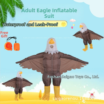 Helovīna kostīms, ērgļa piepūšamais kostīms, skatuves izrāžu apģērbs, Eiropas un Amerikas pārrobežu izrāžu rekvizītu kostīmi