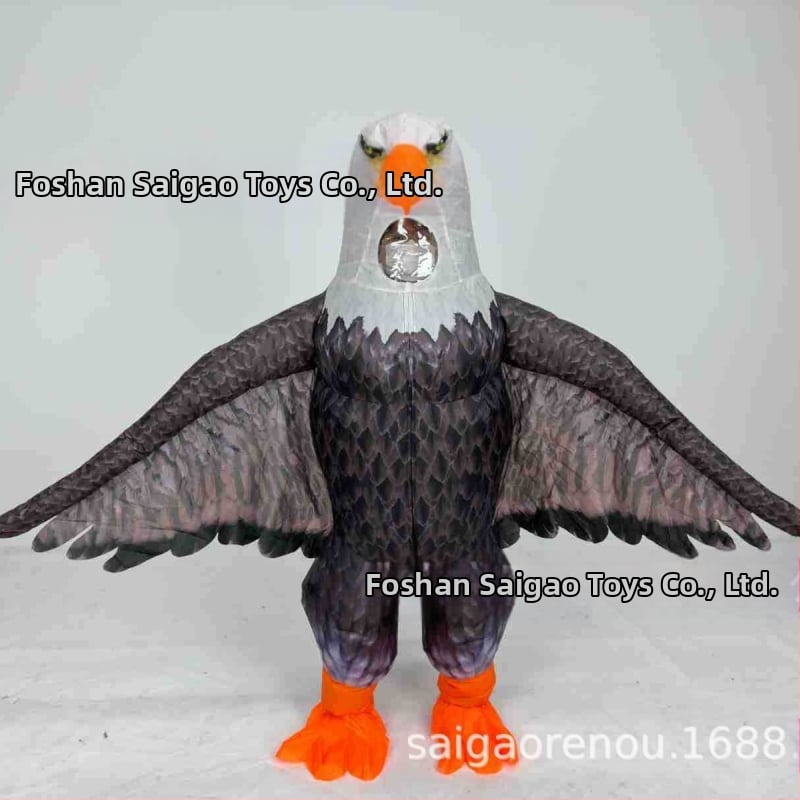 Helovīna kostīms, ērgļa piepūšamais kostīms, skatuves izrāžu apģērbs, Eiropas un Amerikas pārrobežu izrāžu rekvizītu kostīmi