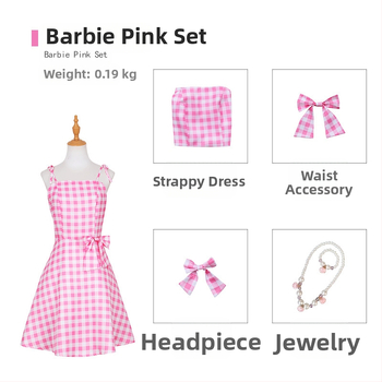 Φόρεμα Barbie, Καυτό Ροζ Φόρεμα, Φόρεμα, Πάρτι, Cosplay, Φόρεμα Σκηνής για Χάλοουιν