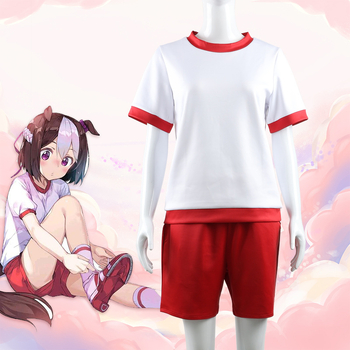 Hobuste võiduajamise ema cos riided vaikne Suzuka erinädala vormiriietus cosplay anime spordiülikond teisejärguline jüaani igapäevane vormiriietus