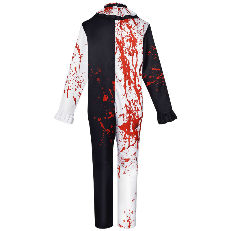 Broken Soul Clowni kostüüm Broken Soul Clowni verine kleit Jumpsuit Halloweeni teisejärguline cosplay kostüüm