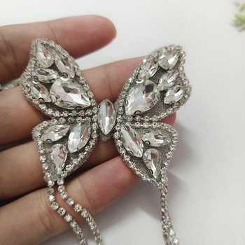 Naujas skandinaviško stiliaus kutais puoštas deimantinis lankelis, audinio batų gėlė, aukštakulnių aksesuarai, „pasidaryk pats“ lipni kulno dekoracija