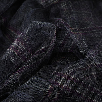 Νέα μισή φούστα Patchwork με φουσκωτή μεσαίου μήκους, ψηλή μέση, ακανόνιστη, πολυεπίπεδη, μεσαίο μήκος, για γυναίκες, από καρό ύφασμα με φουσκωτή πλέξη