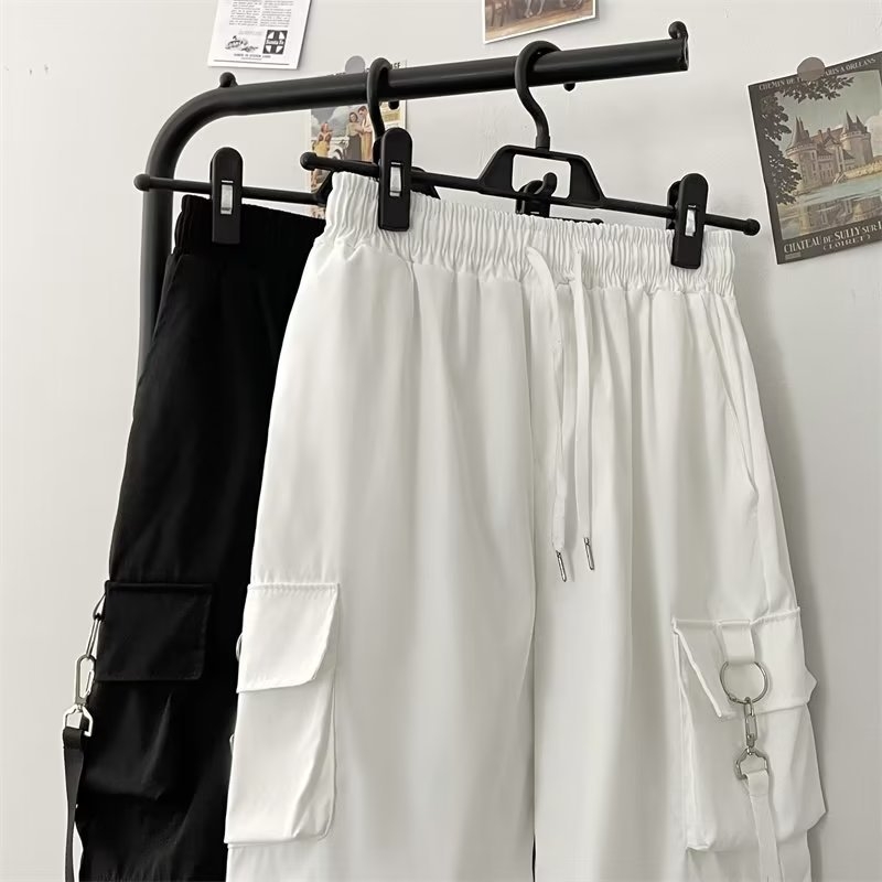 Muške ljetne kratke hlače, radna odjeća, ležerne hlače srednjeg sloja, široke modne hlače, trendi svestrane kratke hlače s karakterom